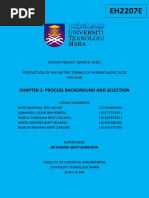 Chapter 1 Process Background and Selection - Production of Hydrochloric Acid