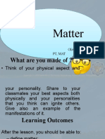 Matter: What Are You Made of ?