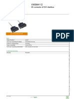 Product Data Sheet: I/O Connector of CN1 Interface