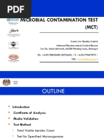 Amv - Microbial Contamination Test (MCT) PDF