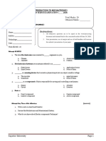 Introduction To Mechatronics Mid Term Paper