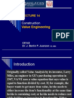 Construction: Value Engineering