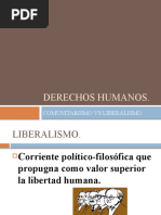 Derechos Humanosliberalismo y Comunitarismo