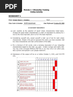 Module 1-Citizenship Training Online Activity Worksheet 1