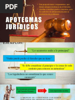 Apotegmas Jurídicos