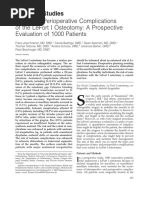 Intra-And Perioperative Complications of The Lefort I Osteotomy: A Prospective Evaluation of 1000 Patients