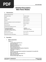 Detailed Description Main Rotor Blades: Characteristics