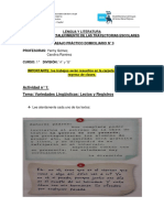 TERCER TRABAJO DOMICILIARIO 1° Año - A - B PDF