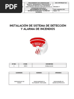 1841-C-Pr-Procdt-124 Pprocedimiento de Inst. de Sist. de Detección y Alarma de Incendio PDF