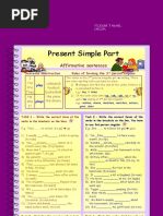 Present Simple Part: Affirmative Sentences