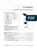 STTH12R06D/FP: Turbo 2 Ultrafast High Voltage Rectifier