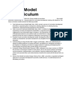 Linear Model of Curriculum