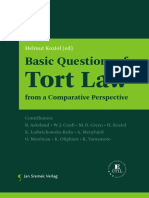 Basic Questions Of: Tort Law