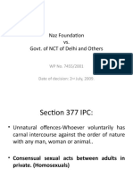 Naz Foundation v. Govt.