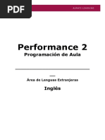 Performance 2 Programación de Aula