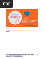 1.1 MÓDULO 1: El Tema Que Nos Toca Ver Ahora Es "Diagnóstico de Hipertensión Arterial en La Atención Primaria"