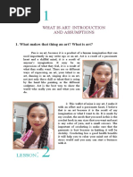 Lesson: What Is Art: Introduction and Assumptions