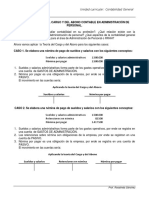 Casos de Teoria Del Cargo y Del Abono