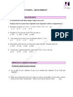 Subiect Matematica Varianta 2