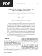 Changes in Streamflow Dynamics in The Rhine Basin Under Three High-Resolution Regional Climate Scenarios