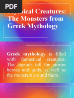 Mythical Creatures: The Monsters From Greek Mythology