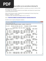 Focal-Point Shopping Modifiers Can Be Used Without A Booking File