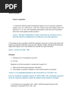 Solution - Numericals Market Structure PDF