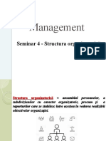 Seminar 4 - Structura Organizatorică