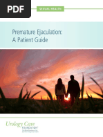 Premature Ejaculation: A Patient Guide: Sexual Health