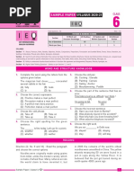 Ieo Sample Paper Class-6 PDF