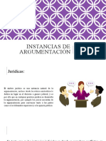 Instancias de Argumentación