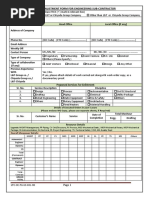 Enlistment Form For Engineering Sub-Contractor: L&T-Chiyoda