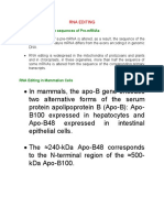 RNA Editing & Alternative Splicing