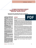 Heart J: Outcome of Primary Percutaneous Coronary Intervention With Early and Late ST Resolution - Earlier Is Better!