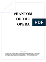 Phantom of The Opera: "Summary'