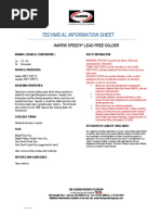 Technical Information Sheet: Harris Speedy Lead Free Solder