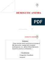 Hemolytic Anemia: IAP UG Teaching Slides 2015-16