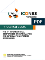 Program Book: The 1 International Conference On Informatics and Information Systems