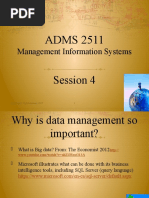 ADMS 2511: Management Information Systems