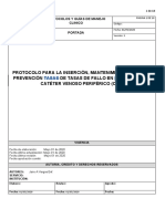 Estandar Protocolo Insercion, Mantenimiento y Retiro de CVP