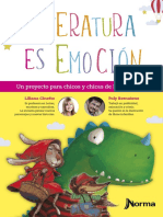 La Literatura Es Emocion Proyecto para Primer Ciclo Norma PDF