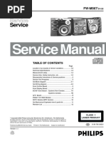 Philips FWM 567 Service Manual PDF