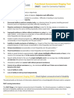 Rovidence ARE: Functional Assessment Staging Test