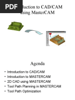 Introduction To Cad/Cam Using Mastercam