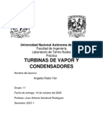 Angeles Rubio Yair Reporte de Práctica Turbinas de Vapor y Condensadores