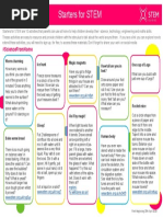 Starters For STEM