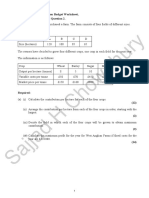 Production Budget Worksheet