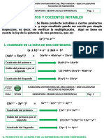 1.1 Productos y Cocientes Notables