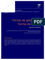 Pdhydc - U2 - Forma de Gobierno y Forma de Estado PDF