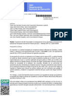 Respuesta Carta G8 Presupuesto MinCiencias